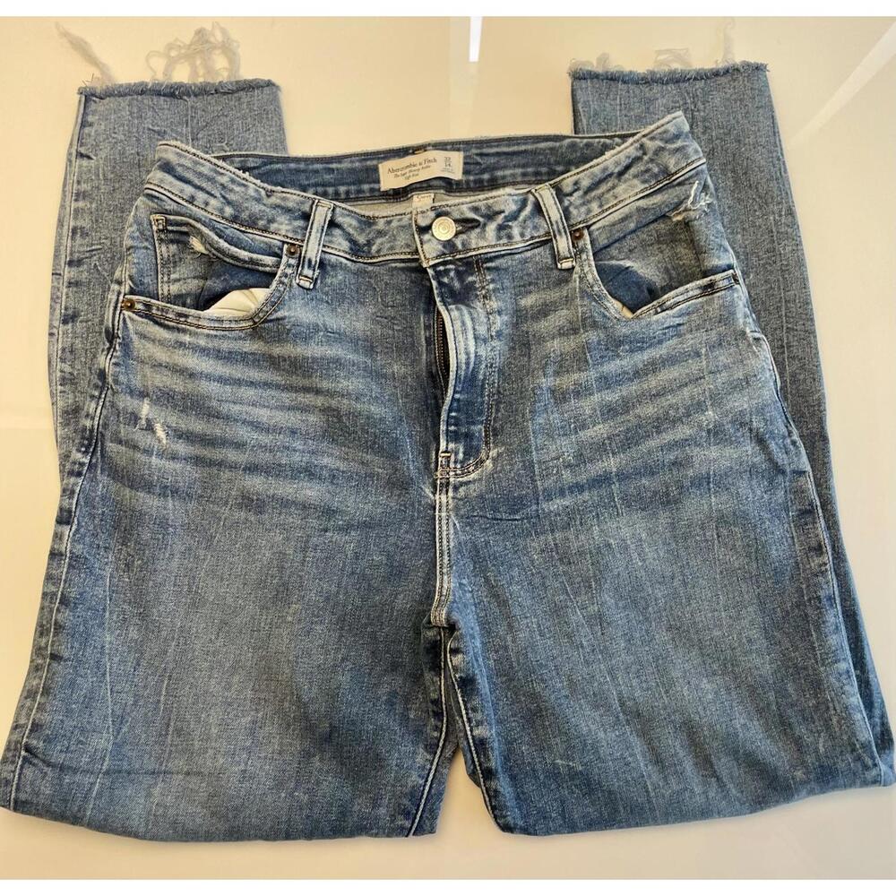 Abercrombie & Fitch Super Skinny Ankle High Rise Jeans- Women 32x14